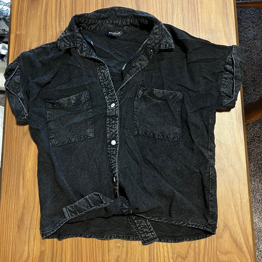 Black Button Down Shirt